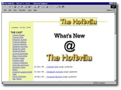 Visit the "What's New @ The Hofbru" page!